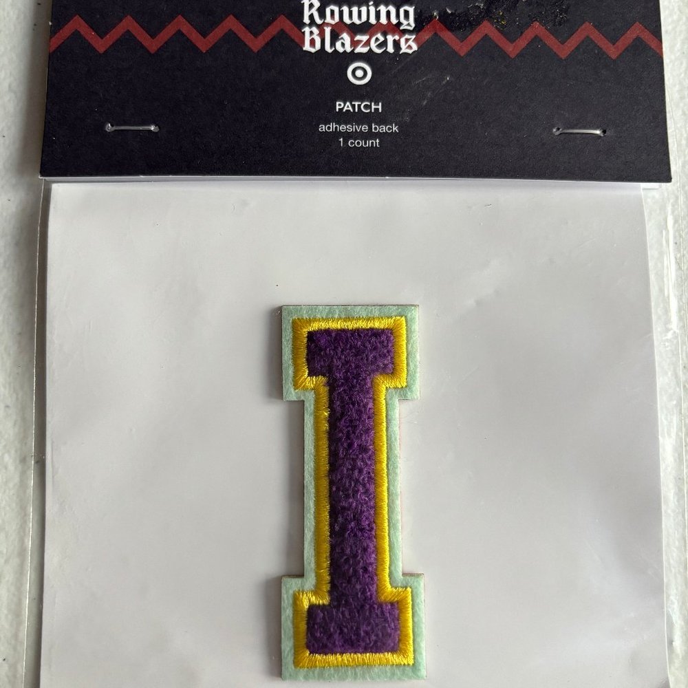 Rowing Blazers‎ x Target Collab Adhesive Letter I Patch